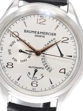Baume & Mercier Clifton M0A10149 Retrograde Silver Dial Automatic Men's